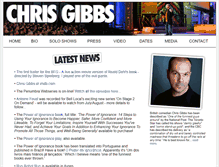 Tablet Screenshot of chrisgibbs.ca